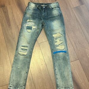 Undercover Jeans blue yarn